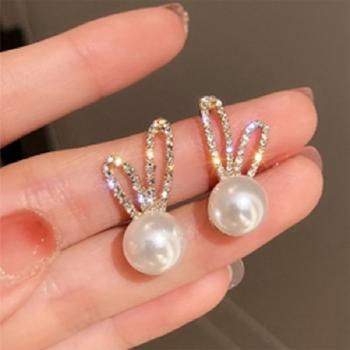 Großhandel B2B Ohrschmuck Ohrstecker Silberstift koreanische Perlenohrringe C5038